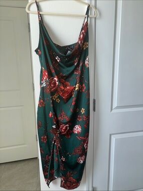 red long sleeve v neck dress Lavinia Lace Maxi With Silk Oversized Bow Accent – kalisa Short Sleeve Long Purple self tie Made with quality fabric Color:Floral Pink Yellow